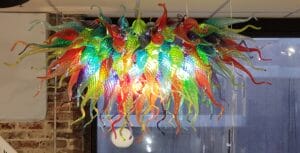 hand-blown art glass by Scott Paly